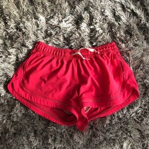Lululemon! Hotty Hot shorts, bright pink